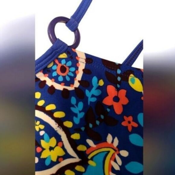 SUNSHINE ZONE Swimsuit Girls 1-Piece Paisley sz 10 - Picture 5 of 13